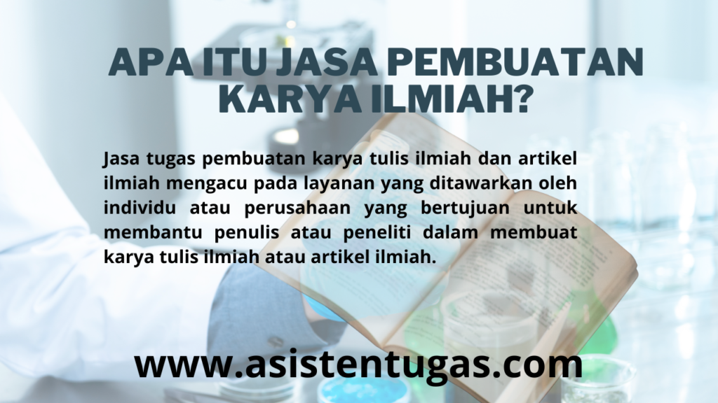 apa itu jasa pembuatan karya ilmiah