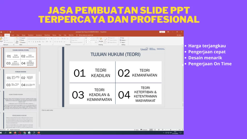 jasa pembuatan slide ppt