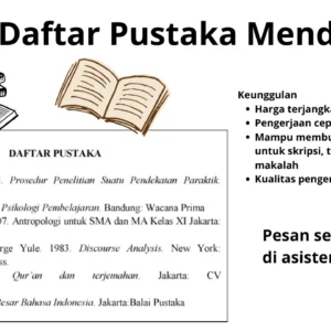 Joki Daftar Pustaka Mendeley