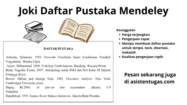 Joki Daftar Pustaka Mendeley