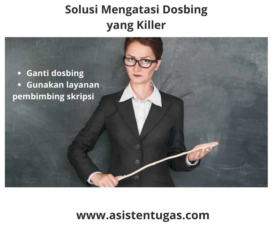 solusi mengatasi dosbing yang Killer