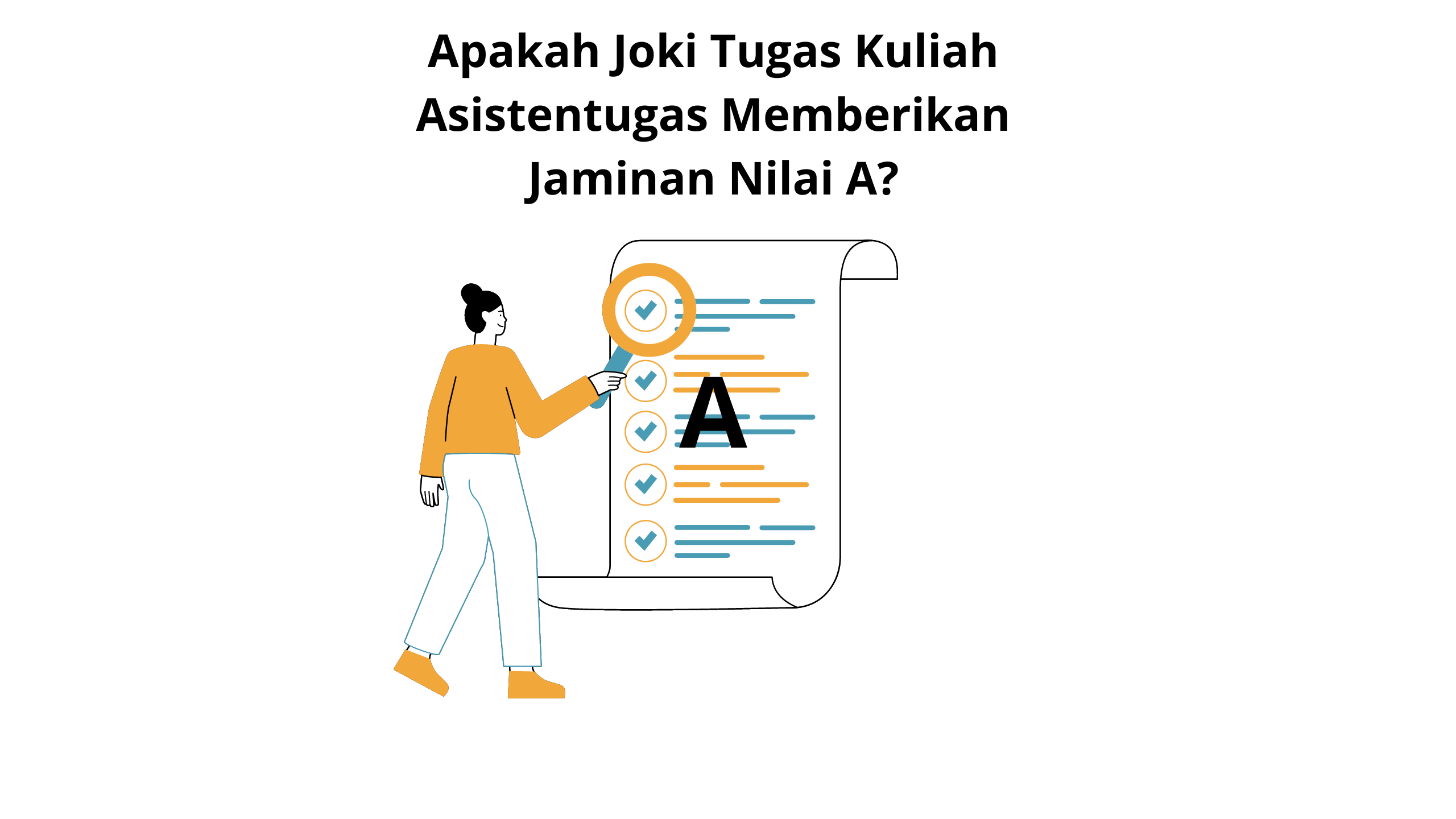 apakah joki tugas kuliah Asistentugas memberikan jaminan nilai A?