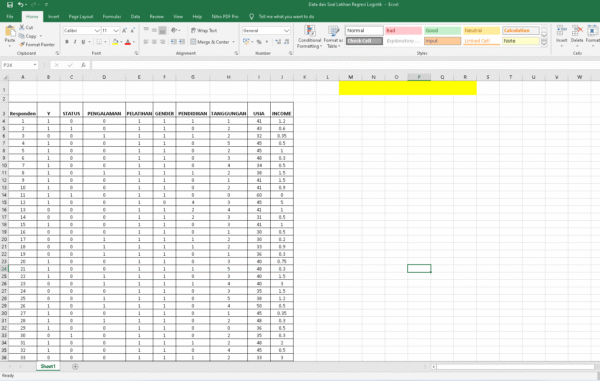 Data Dashboard Excel