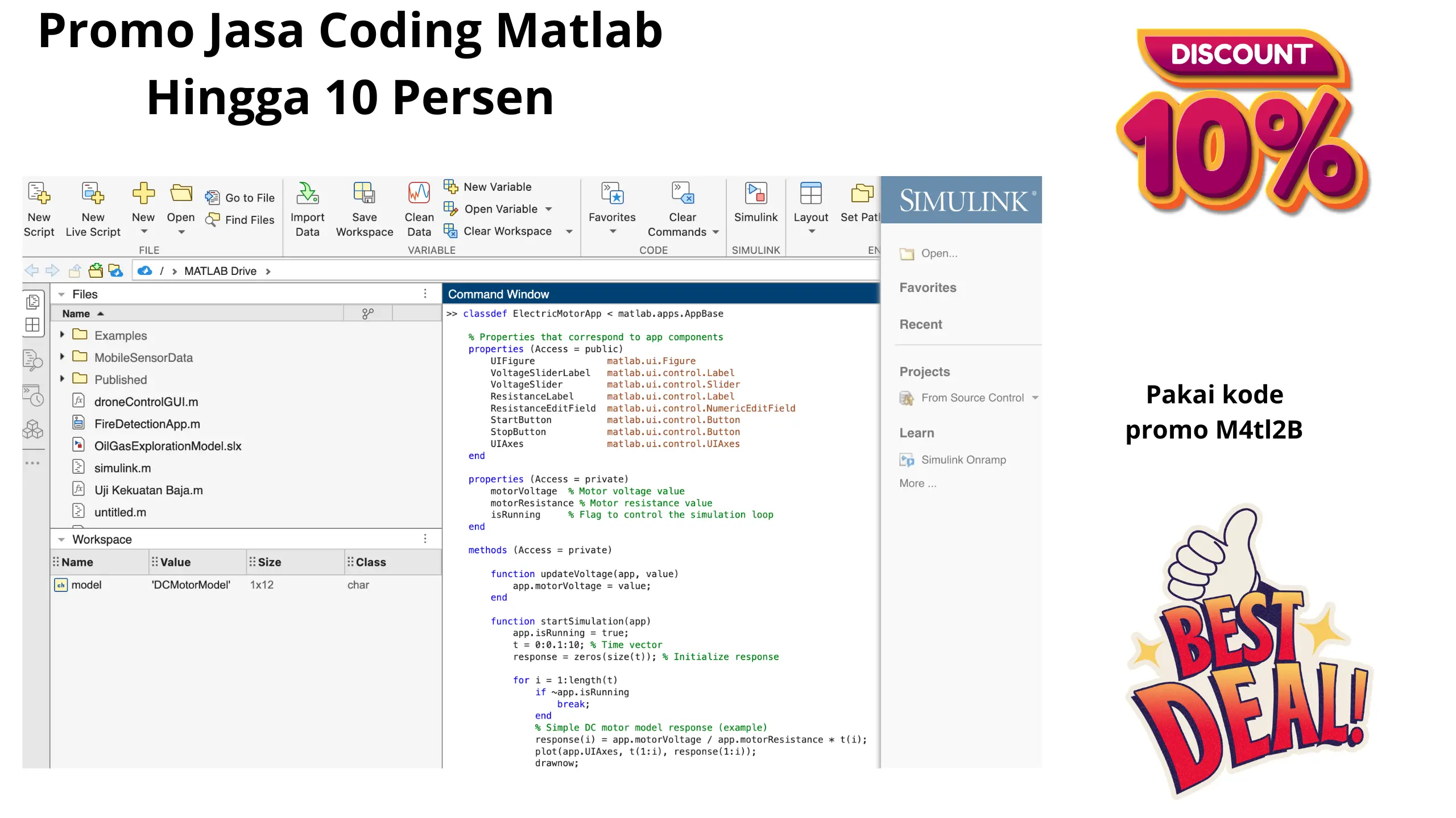 Promo Jasa Coding Matlab Hingga 10 Persen (1)
