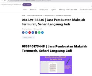 Web Cahaya Content Writer